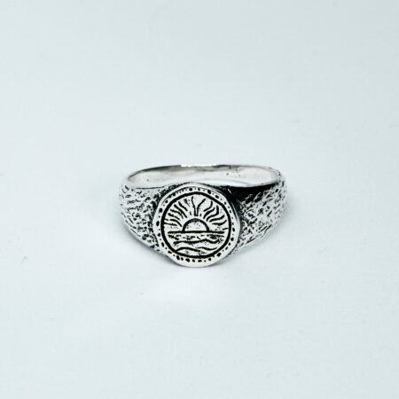 Srebrny pierścionek sunrise yumrey srebro 925 silver ring