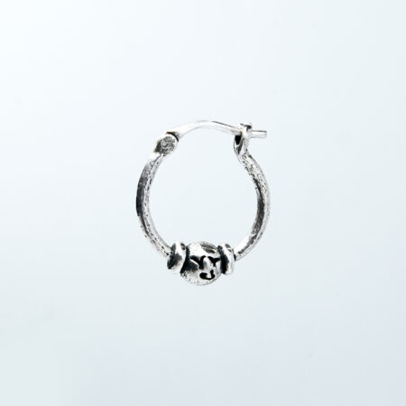 Srebrny kolczyk GLOBE YUMREY srebro 925 Silver earring