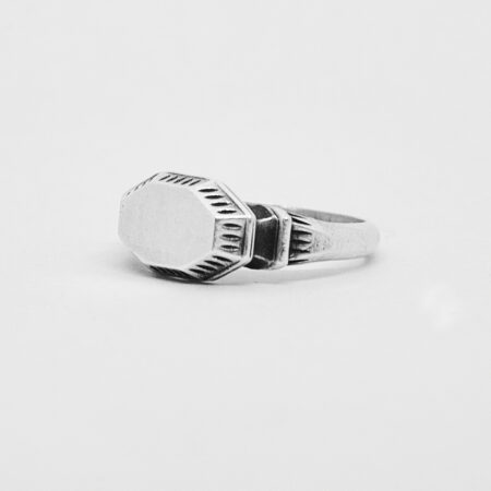 Pierścionek sygnet yumrey srebro 925 moon biżuteria jewelry