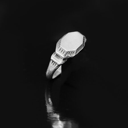 Pierścionek sygnet yumrey srebro 925 moon biżuteria jewelry